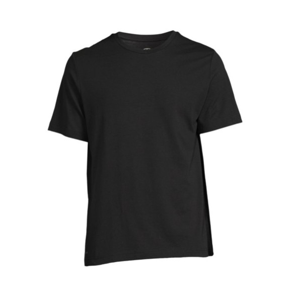 Active T-Shirt XL Men's Solid Black ATHLETIC WORKS Short Sleeve Tri Blend - Picture 3 of 7